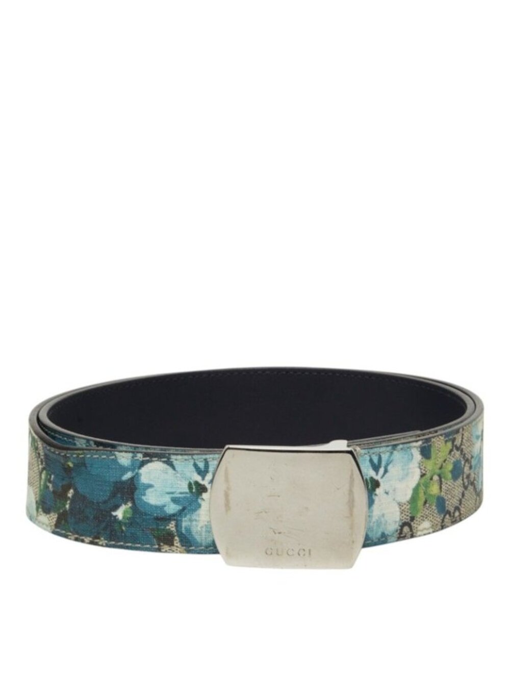 Gucci GG Blooms Belt 91 36 Beige Multicolor Leather